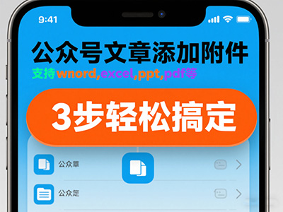 添加附件视频教程